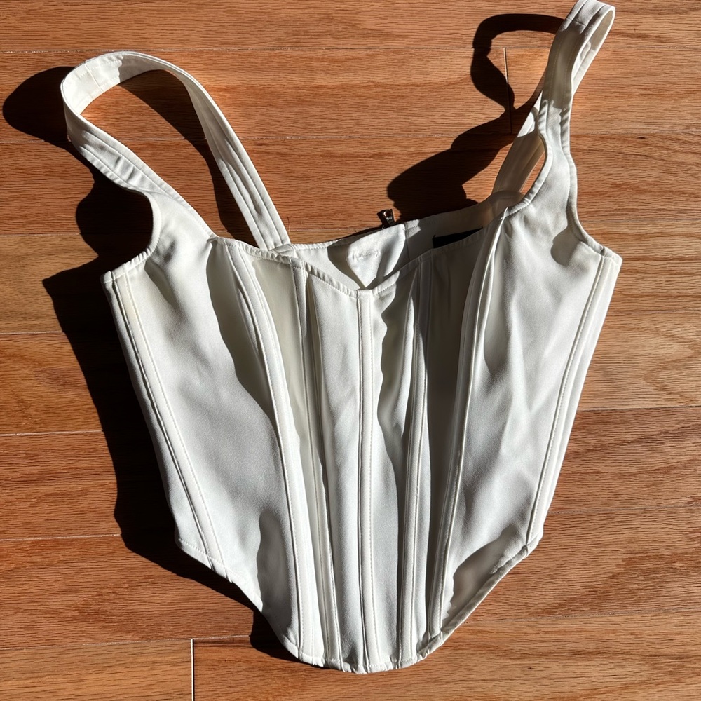 White Corset Top